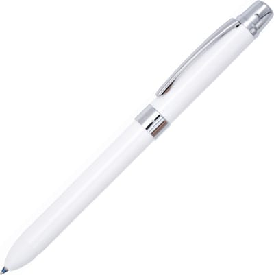 Penac ELE-001 - Wit - Multifunctie balpen - blauw en rode inkt 0.7mm - Vulpotlood 0.5mm
