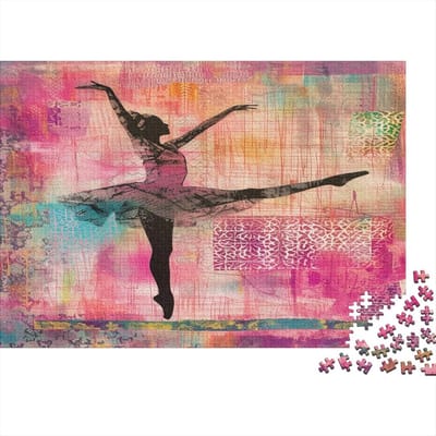 Dans Puzzel - 1000 Stukjes - Ontspanning Thuis - Gerecycled Karton - 75 x 50 cm