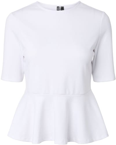 PIECES - PCALISA SS PEPLUM TOP JRS NOOS BC - Meisjes - Blouses