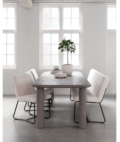 DTP home Scala Eettafel Clio rechthoekig 260x100x76 cm – Mortex – Dusk