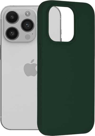 Techsuit - Soft Edge Silicone - iPhone 14 Pro - Dark Green