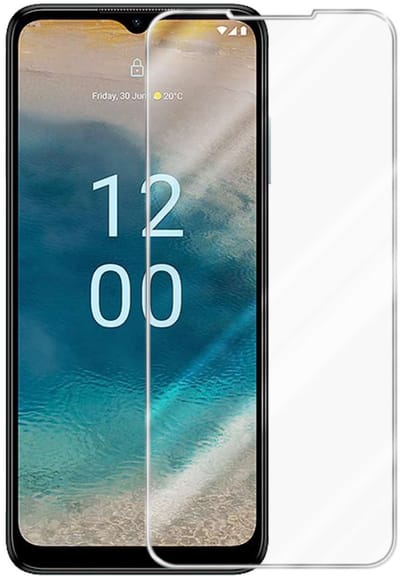 Cadorabo Screenprotector geschikt voor Nokia G22 - Pantser film Beschermende film in KRISTALHELDER Geharde (Tempered) display beschermglas in 9H hardheid met 3D Touch