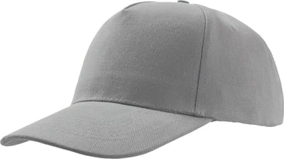 Atlantis Liberty Five Heavy Brush Cotton 5 Panel Cap (Lichtgrijs)