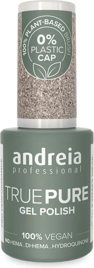 Andreia Professional - Gellak - True Pure - Zilver Glitter T04 - HEMA vrij - Vegan - 10,5ml
