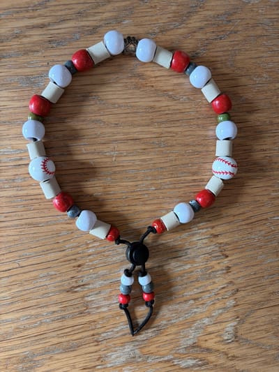 Anti-teken/vlooien kralenketting-Kopenhagen-voor de hond-EM kralen-34/40cm-Animal King-in leuke kadoverpakking