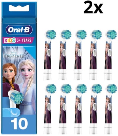 Oral B Kids Opzetborstels Frozen - 2 x 10 stuks