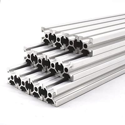 Aluminium Balkprofiel Groef 6 - 20x20 mm - 12 Stuks - 600 mm