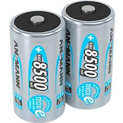 Ansmann maxE HR20 Oplaadbare D batterij (mono) NiMH 8500 mAh 1.2 V 2 stuk(s)