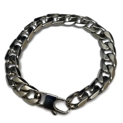 Aramat Jewels | Armbanden | Aramat Jewels Heren Armband Met Schakelketting | | | |12mm | Staal | Volwassenen | Verkleurd niet