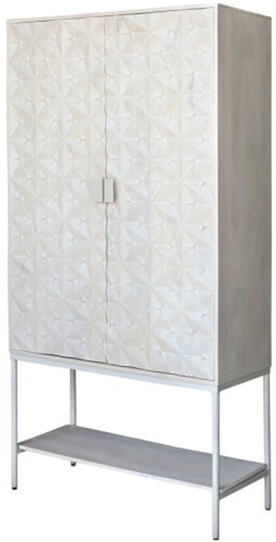 Trinity 2-deurs kast met onderplank, Mango Ashblond - Mix & Match Collection