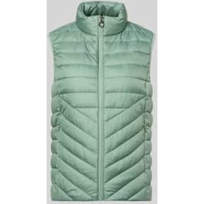 Regular Fit gewatteerde bodywarmer met ritszakken
