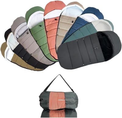 Kinderwagen Voetenzak - Baby warmer - Buitenactiviteiten kind - Wind en waterafstotend - Universeel - Zwart