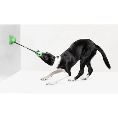 Hondenspeelgoed Dubbele Zuignap Trekkoord Tandenknarsen en Bijtbestendige Tandenreinigingsstick Huisdierbenodigdheden 5*1.8*8cm black