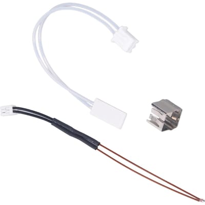Verwarmingspatroon Upgrade Kit 100K NTC 3950 Thermistor Temperatuursensor 24V 48W Keramisch Patroonverwarming met Klem white
