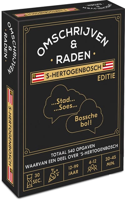 Omschrijven en Raden educatief spel 's-Hertogenbosch karton.