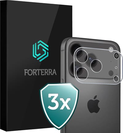Camera Lens Protector 3 Stuks - Geschikt voor Apple iPhone 17 Pro - Camera Screenprotector Beschermglas - Gehard Glas - Tempered Glass - Screen Protector