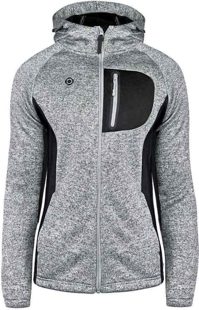 Izas Equus W Fleece Met Kap Grijs XL Vrouw