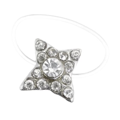 Behave - Teenring - Met Transparante kristallen – Boho & Summer trend – Nikkelvrij