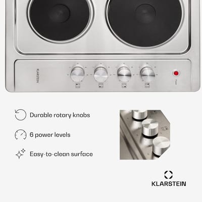 Inbouw Kookplaat - Elektrische Kookplaat - Snel Koken - 4 Zones - 59 x 51 cm - Wit