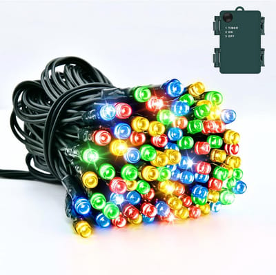 Lichtsnoer voor buiten - Batterij lichtketting - Decoratie creëren - Met timerfunctie - 3 meter 30 leds - Meerkleurig