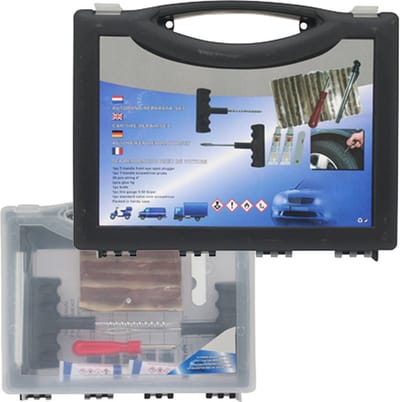 Bandenreparatieset 28 delig - Banden - Reparatieset voor banden - veter - autoband - Vakantie.