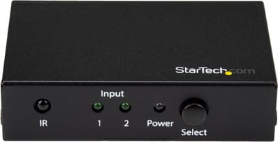 StarTech.com 2-Port HDMI Schakelaar - 4K HDMI Schakelaar Box - Ultra HD 4K 60Hz