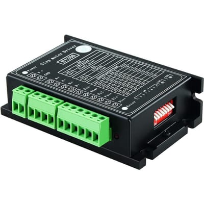 Aibecy B1206 FullHalf Step Driver 2Fase Stappenmotor Driver Rijspanning 20V120VDC Stroom Black