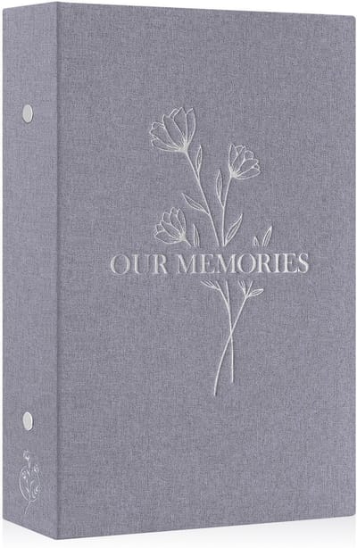 Dailygoods- Fotoalbum 10x15 cm - Geschikt voor 300 foto's - Insteekalbum - Luxe linnen omslag - Waterdicht en zuurvrij - Elegant ontwerp - Herinneringsalbum