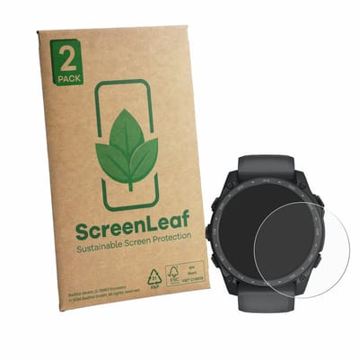 2 Stuks Screenprotector voor Garmin Tactix 8 Amoled Cerakote (51 mm) - Hoogwaardige Beschermfolie transparant