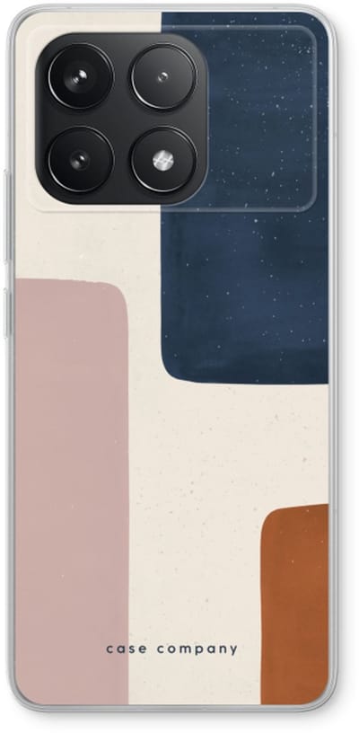 Case Company® - Hoesje geschikt voor Xiaomi Poco F6 Pro hoesje - Geo #5 - Soft Cover Telefoonhoesje - Bescherming aan alle Kanten en Schermrand