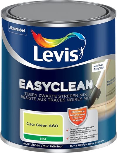 Levis - Easyclean Tegen Zwarte Strepen Mix - Clear Green A60 - Mengverf - 1 L