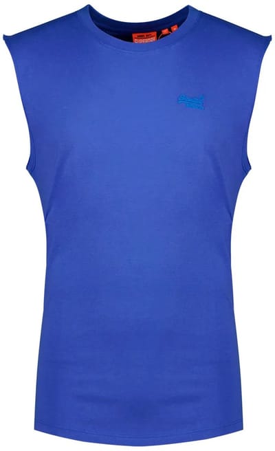 Superdry T-shirt Essential Logo Tank Ub M6010820a Summer Navy Mannen Maat - M