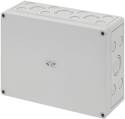 Installatiekist - Verdelerskast Behuizing - Elektrische Installatie - Hoge Kwaliteit Materiaal - 180 x 254 x 90 mm - Lichtgrijs