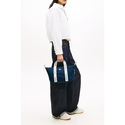 Tommy Hilfiger Essential Daily Mini Tote Dark Night Navy Taglia: OS | Borse a mano Outlet | Donna | Nero
