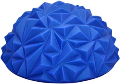 1 Stuk Halfbol Yoga Ball – Balance Stepping Stones voor Kinderen en Volwassenen – Fitness Bal, Balans Training, Massage en Sport Spel Accessoire voor Thuis Oefeningen - Blauw