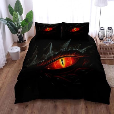 Gevaarlijke Draak Dekbedovertrek Set EU Eenpersoons Tweepersoons King US Eenpersoons Volledig Queen Maat Beddengoed Set 230x230cm