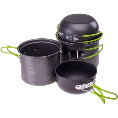 Elbrus Hike Pro Kookset Zwart
