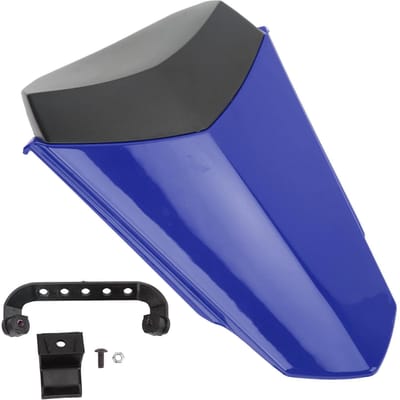 Cache-selle arrière passager de moto Carénage Arrière Accessoires pour YZF600 R6 2017‑2022 bleu
