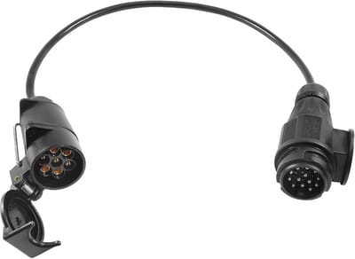 13-7-polig verlengstuk voor aanhanger, 12 V, 50 cm, stekkerkabel