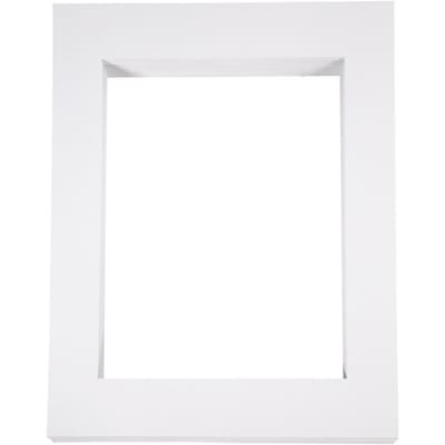 Passepartout lijsten, afm 40x50 cm, wit, A3, 100 stuks