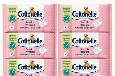 Cottonelle Sensitive - Voordeelverpakking - Vochtig Toiletpapier - 6 pakken van 42 stuks