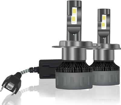 TLVX H19 Premium High Power LED lampen 31.200 Lumen 6000k Helder Wit licht (set 2 stuks) CANBUS EMC adapter, Extra Fel Wit licht, CSP LED CHIP 100 Watt Auto, Dimlicht - Grootlicht – Mistlicht -Koplampen - Autolamp - Autolampen - 12V - APK Lichtbeeld