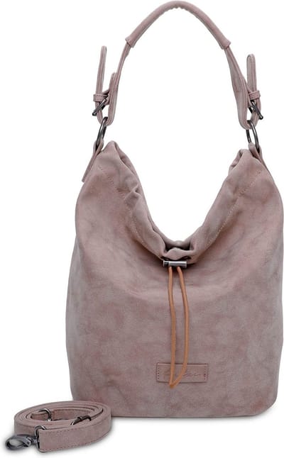 Fritzi aus Preußen Schoudertas Poppi04 Vintage Hobo Bag Taupy Lichtbruin