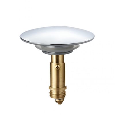 Dailygoods- Afvoerplug Verchroomd 69mm - Badkuip Plug - Klik Clack Afvoerstop - Vervangingsdeksel - Eenvoudige Installatie - Geschikt voor 43mm Afvoergat - Badplug