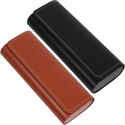 Brillenhoes Hard - Brillenkoker Etui - Brillen Beschermen - Magnetische Klep - 16.2 cm - Diverse kleuren