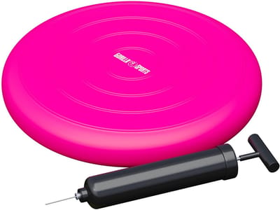 Gorilla Sports Balanskussen - Wiebelkussen - Balanstrainer - Incl. Pomp -Roze
