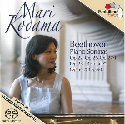 Mari Kodama - Beethoven: Piano Sonatas (Op.22, Op.26, Op.27, Op.54) (2 SACD)