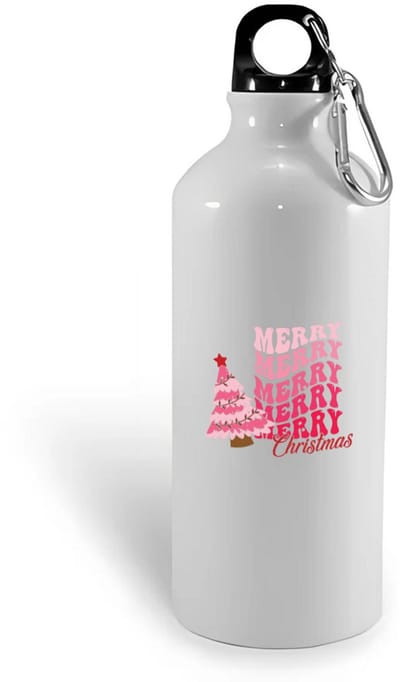 Hacebo® - Kerst merry christmas waterfles - Kerstmis - Kerst beker - winter - kerst - christmas - kerst cadeau - water fles - 400ML