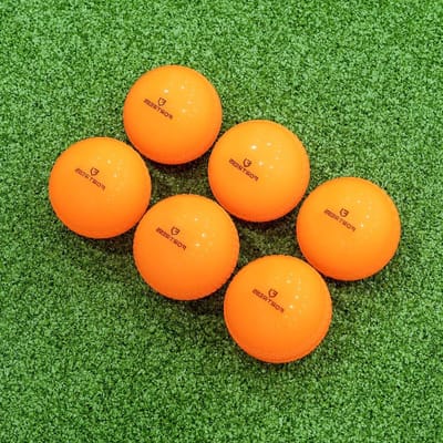Cricket Ballen - Kwik Ballen - Sporten Trainen - Hoge Zichtbaarheid - 6 Stuks - Oranje