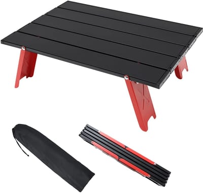 Dailygoods - Kleine Opvouwbare Campingtafel - Lichtgewicht en Draagbaar voor Buitenactiviteiten